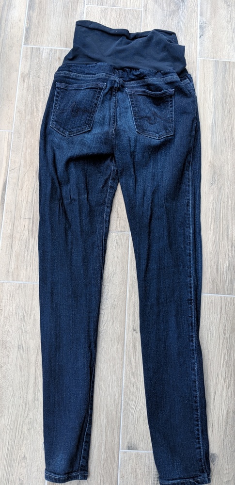 28 R AG maternity dark blue maternity jeans